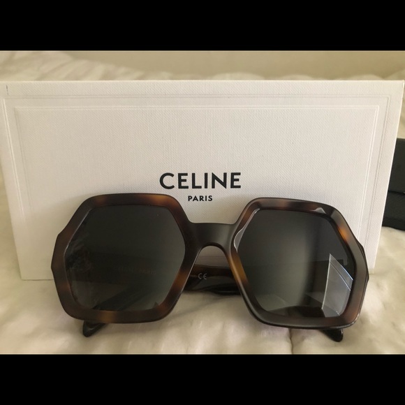 Celine Accessories - ⭐️NEW CELINE oversized acetate round sunglasses ⭐️